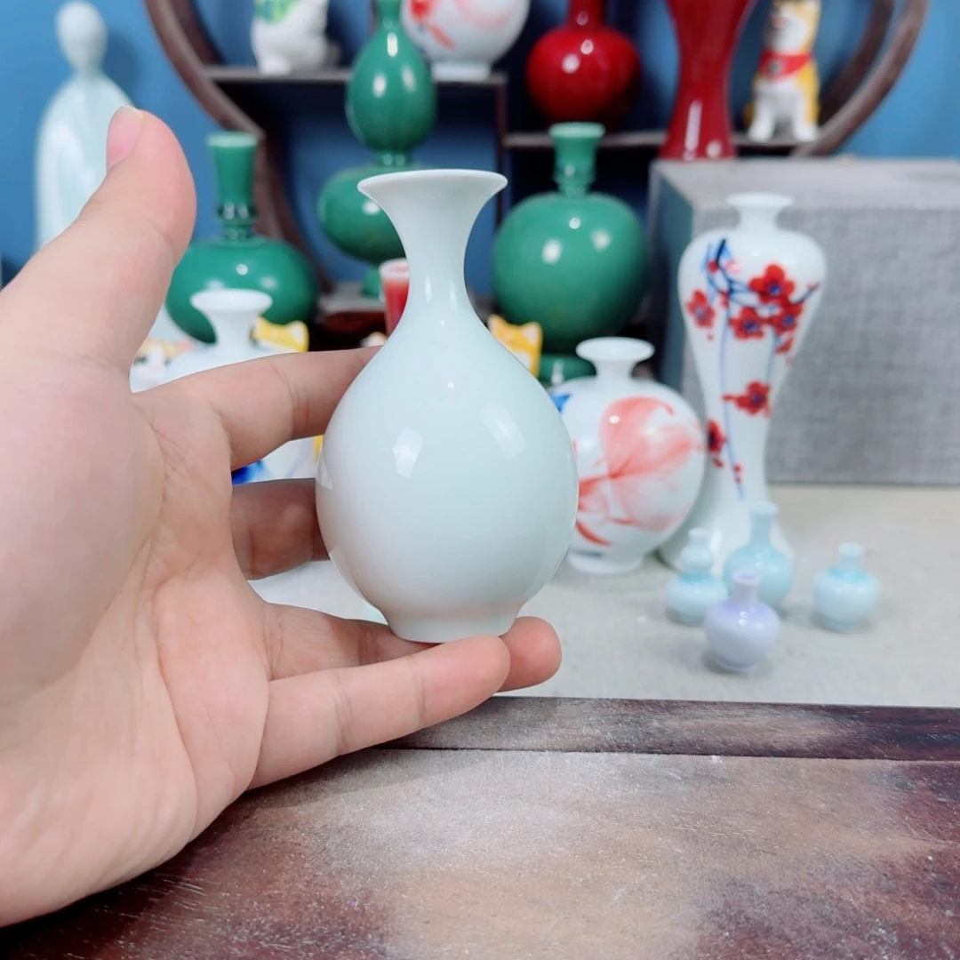 陶瓷手工小花器摆件