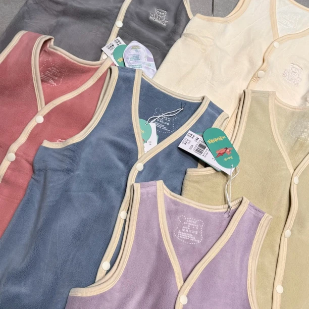 【刘噗噗】好可爱的小宝宝马甲~软乎乎叠穿保暖搭子~77632