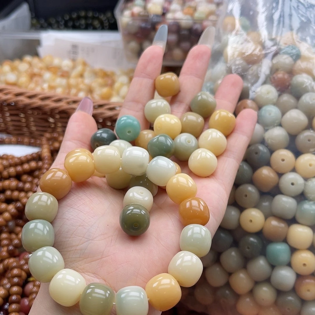 白玉菩提吊坠a13.75mm/30+5颗多宝桶