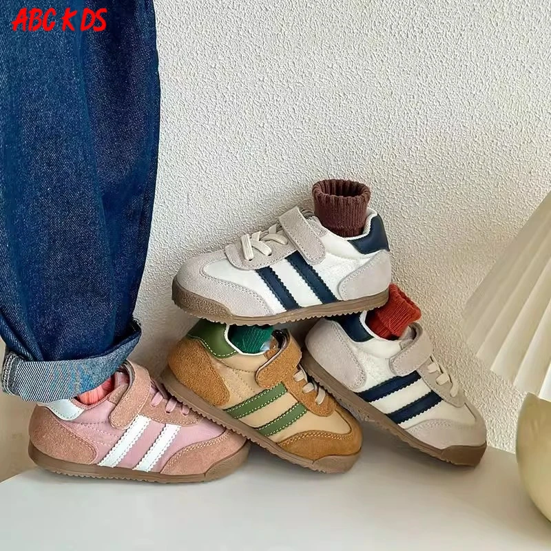 ABC韩版儿童运动鞋女2025春秋女童鞋子轻便男童德训鞋宝宝童鞋潮