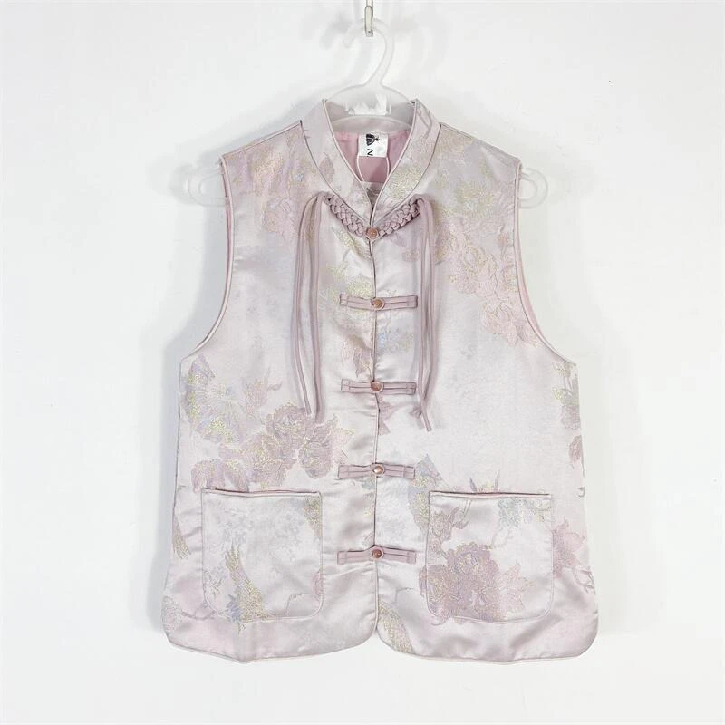 【77衣橱 】ED4214精品女装春秋款马夹【红人上新】