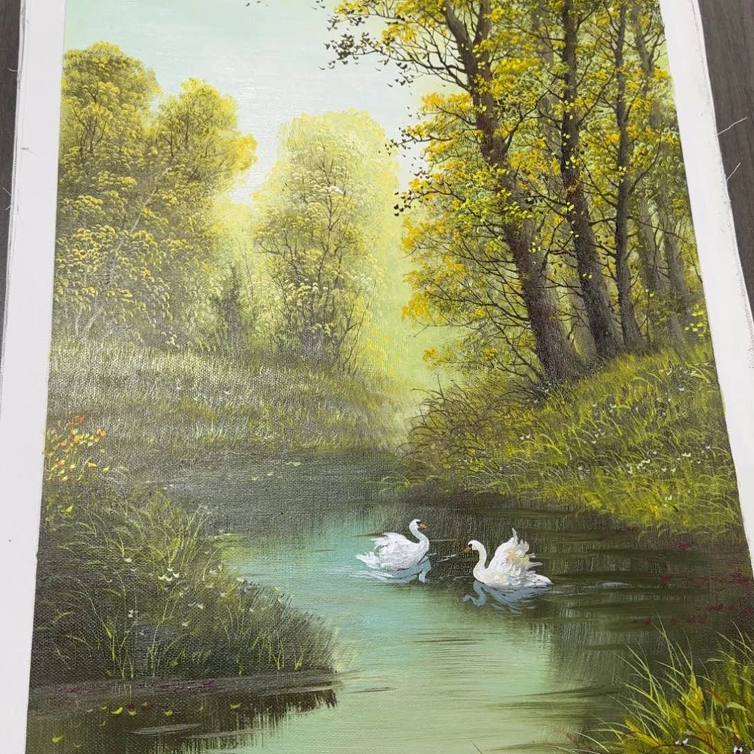 油画你在我心里是个
