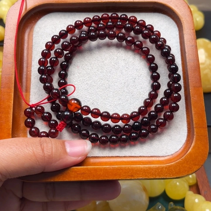 琥珀未镶嵌珠宝奇石M61号6+血翳珀