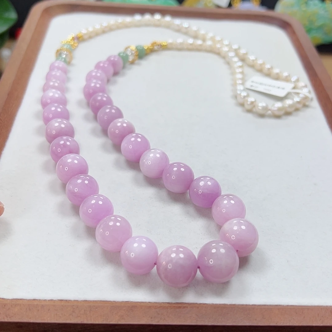 未镶嵌锂辉石项链吊坠