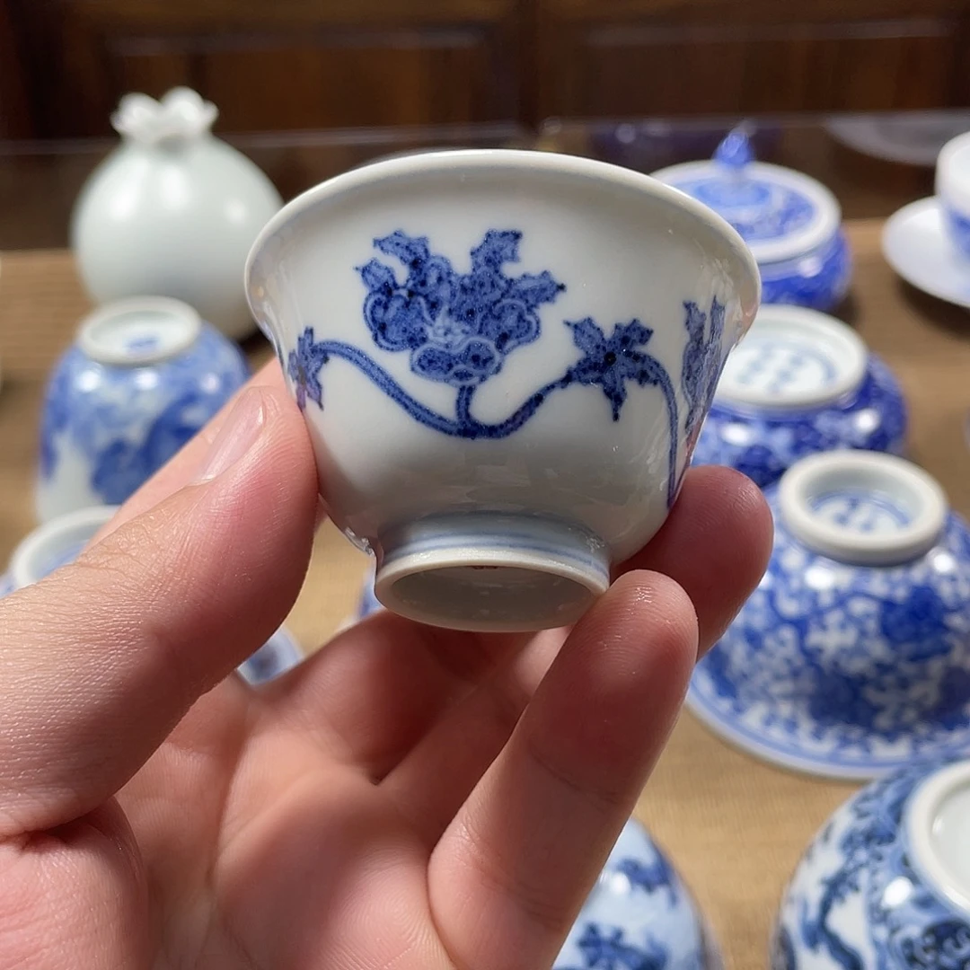 至善雅器秋葵小撇口杯