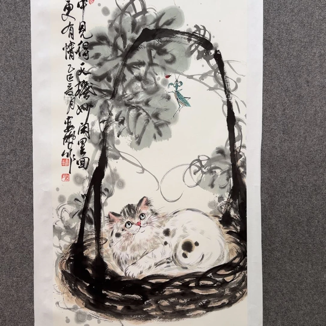 国画娄鹏老师手绘作品