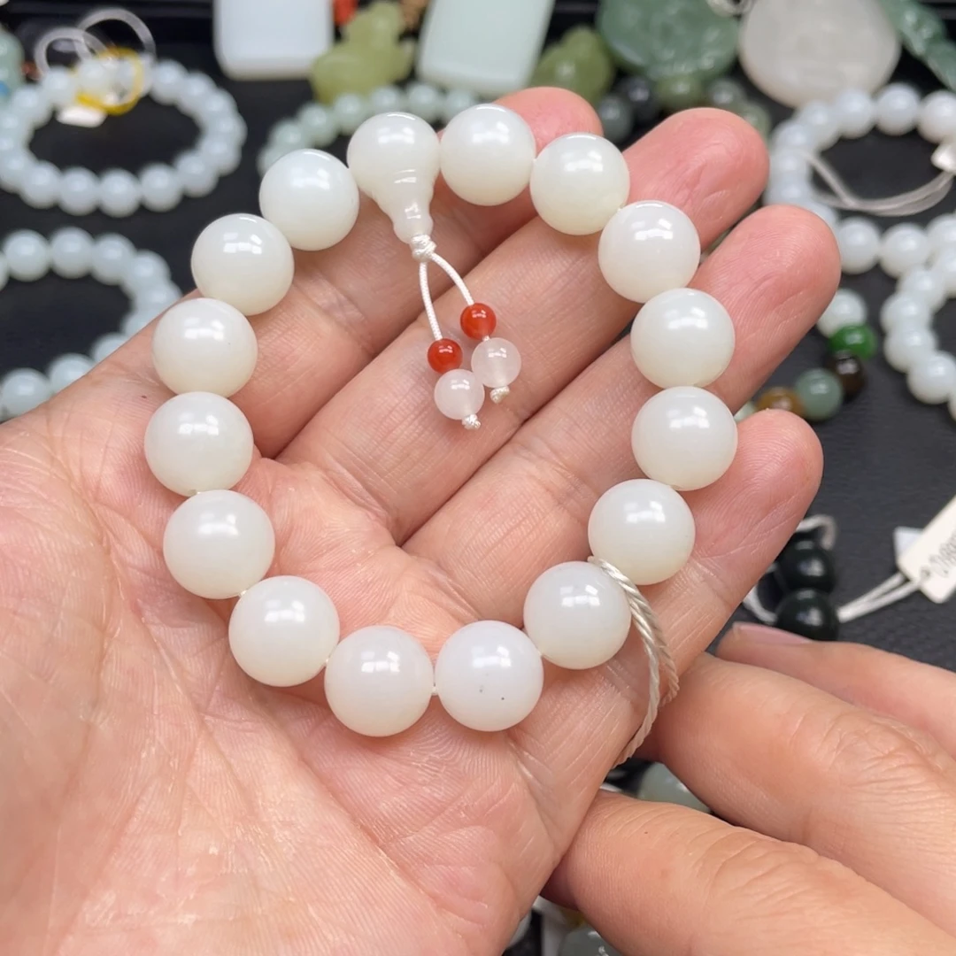 和田玉未镶嵌手链