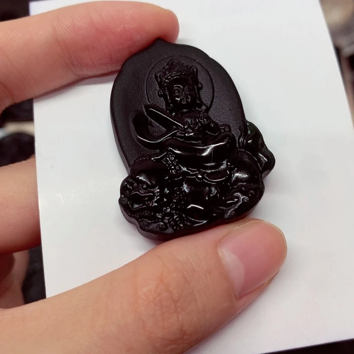天然a货钢琴黑挂件