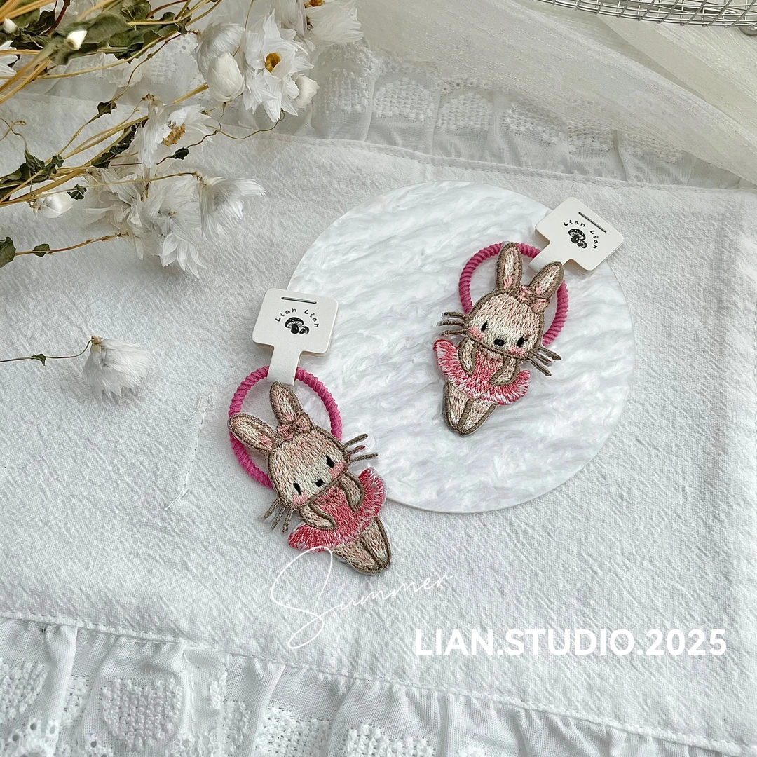 芭蕾小兔 全店凑满19.9包邮 Lian家 两指发绳 C-013