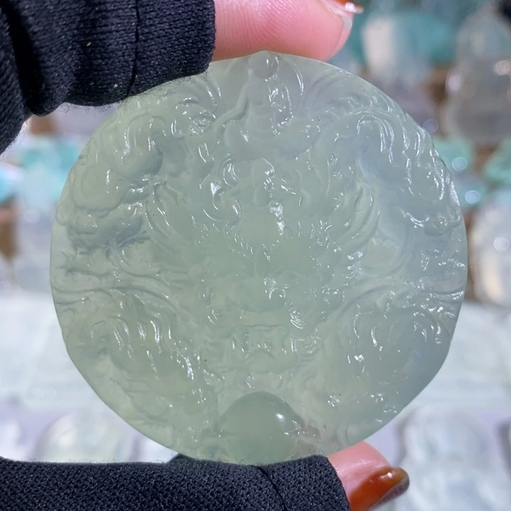 岫玉吊坠未镶嵌吊坠