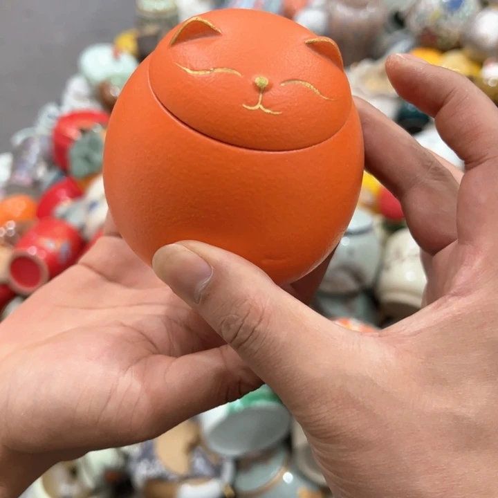 瑕疵福利品陶瓷茶叶罐