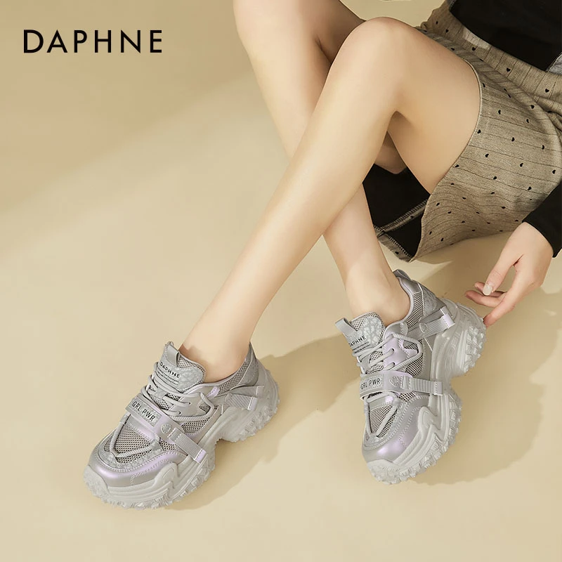 达芙妮老爹鞋女款鞋子女2025新款爆款今年流行秋季女鞋女士运动鞋
