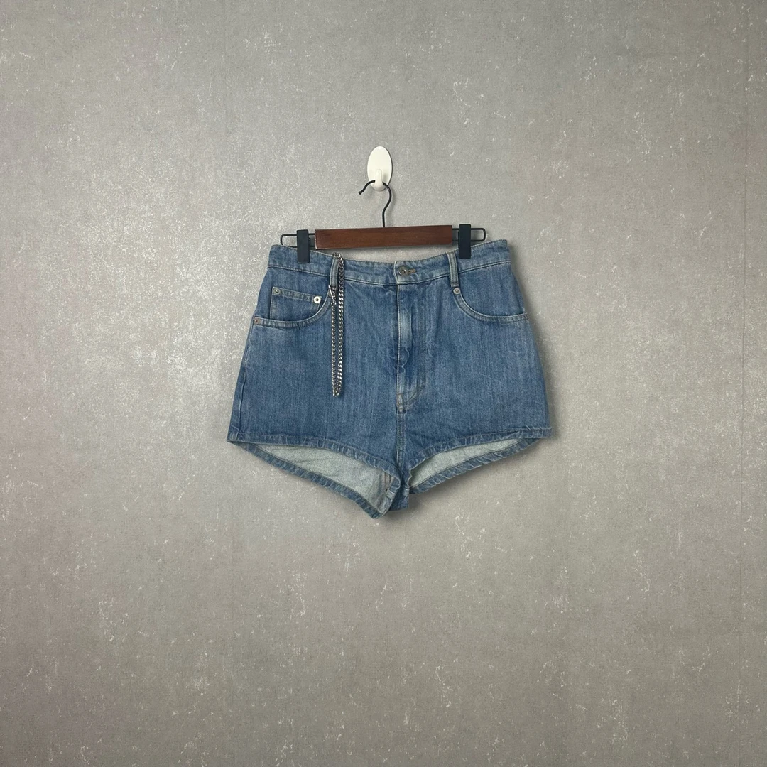 99新 MIU MIU/缪缪 miumiu 缪缪 牛仔短裤 99新 27码 001673