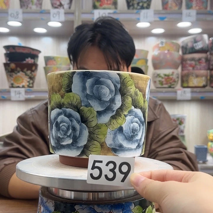 紫砂花盆瑕疵瑕疵539