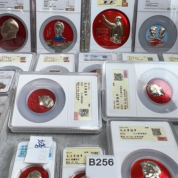 塔***努其他普通金属精品像章256号像章5枚