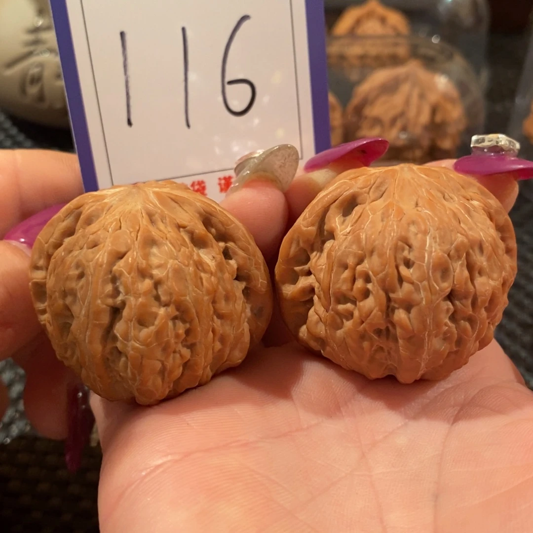 吊坠文玩核桃116铁锤42尺全品