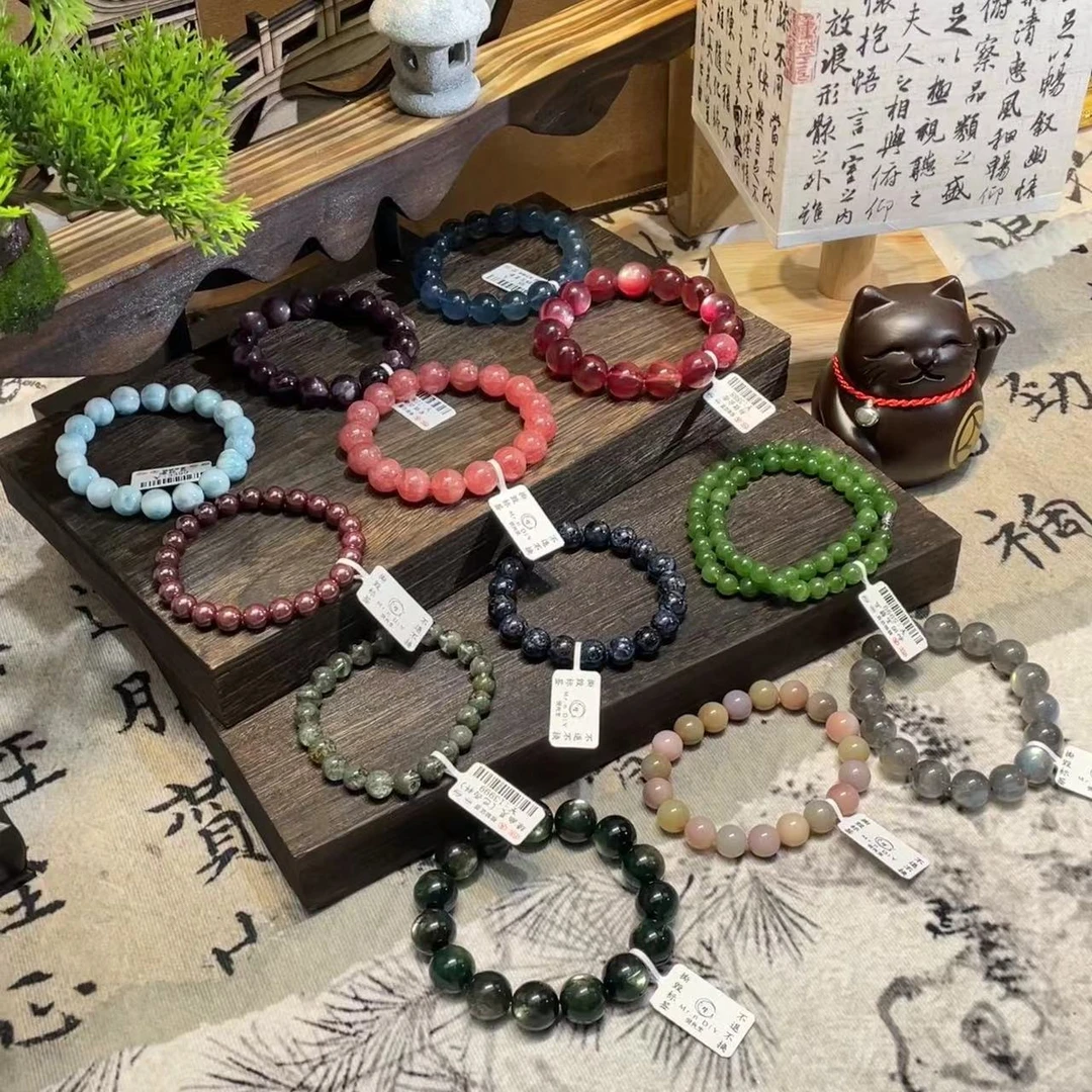 【静静直播间】成品手串链接A系列351-400！多样性发出一！现拍现装！