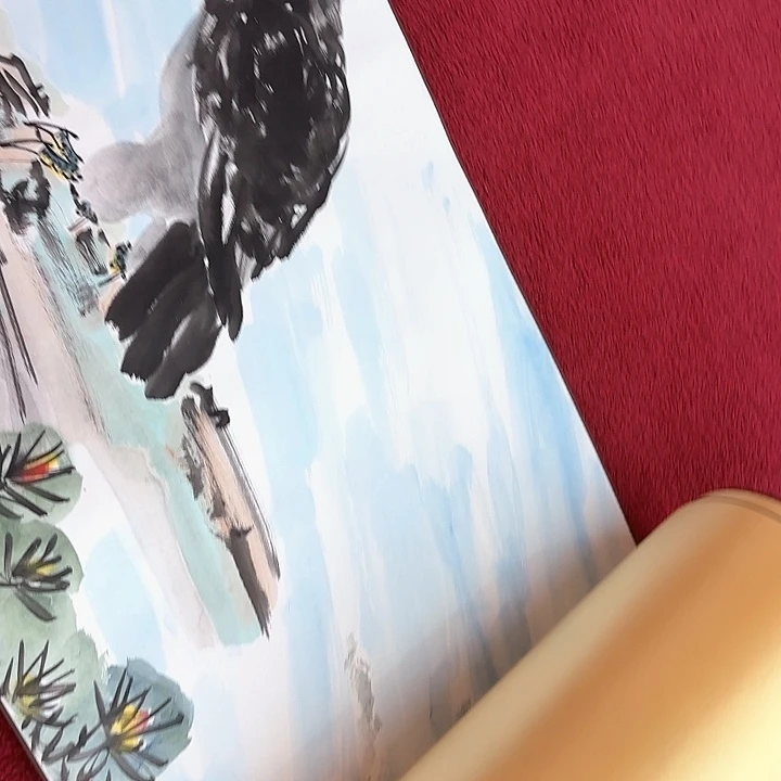 国画国画的创作是在现代的