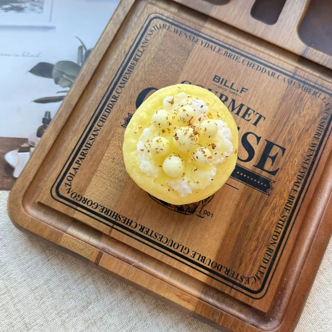 【酒酿桂花蛋挞】喜仔yummy食物系硅胶捏捏礼物玩具