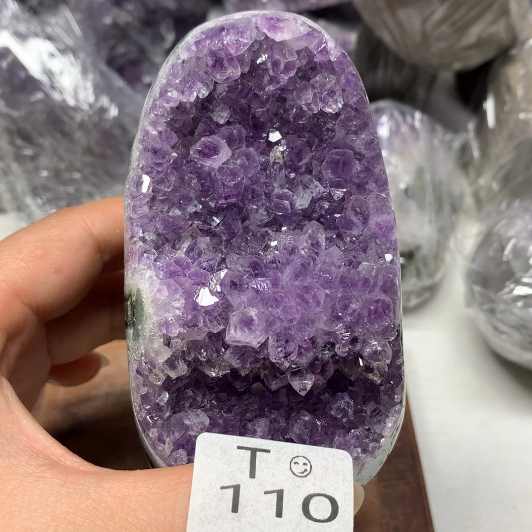 紫晶摆件未镶嵌水晶