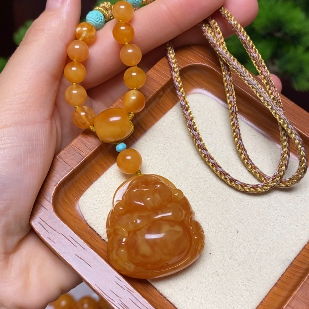 【闪购商品】未镶嵌颈饰蜜蜡项链