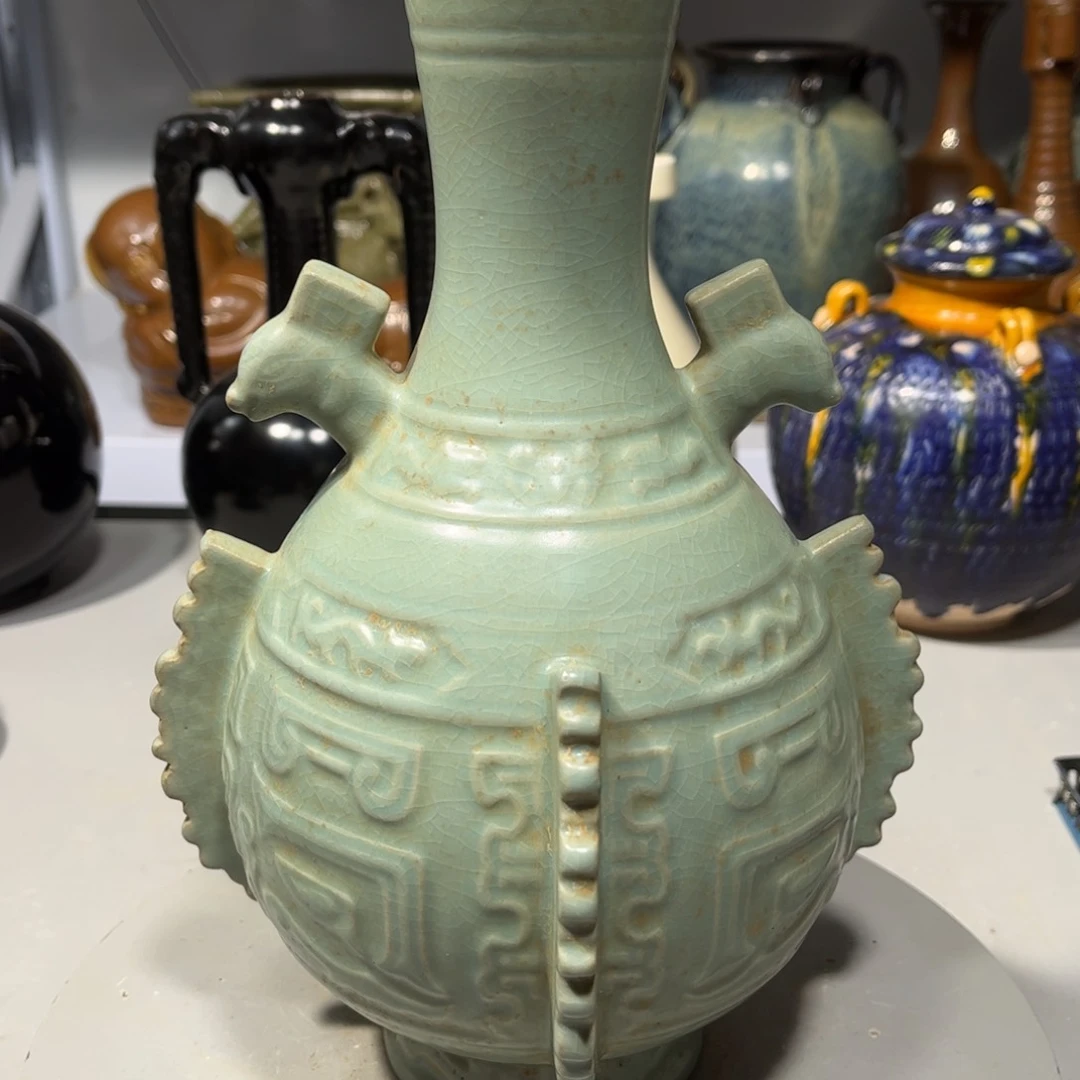 瓶汝窑瓶子品相完美