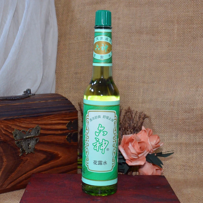 老国货六神经典止痒驱蚊花露水195ml 大瓶老式玻璃瓶送喷壶香薰棒