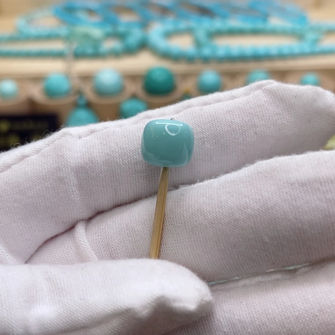 绿松石未镶嵌珠宝奇石9.5mm