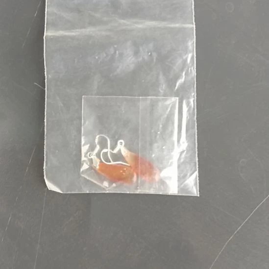 玛瑙/玉髓逊克玛瑙耳坠未镶嵌