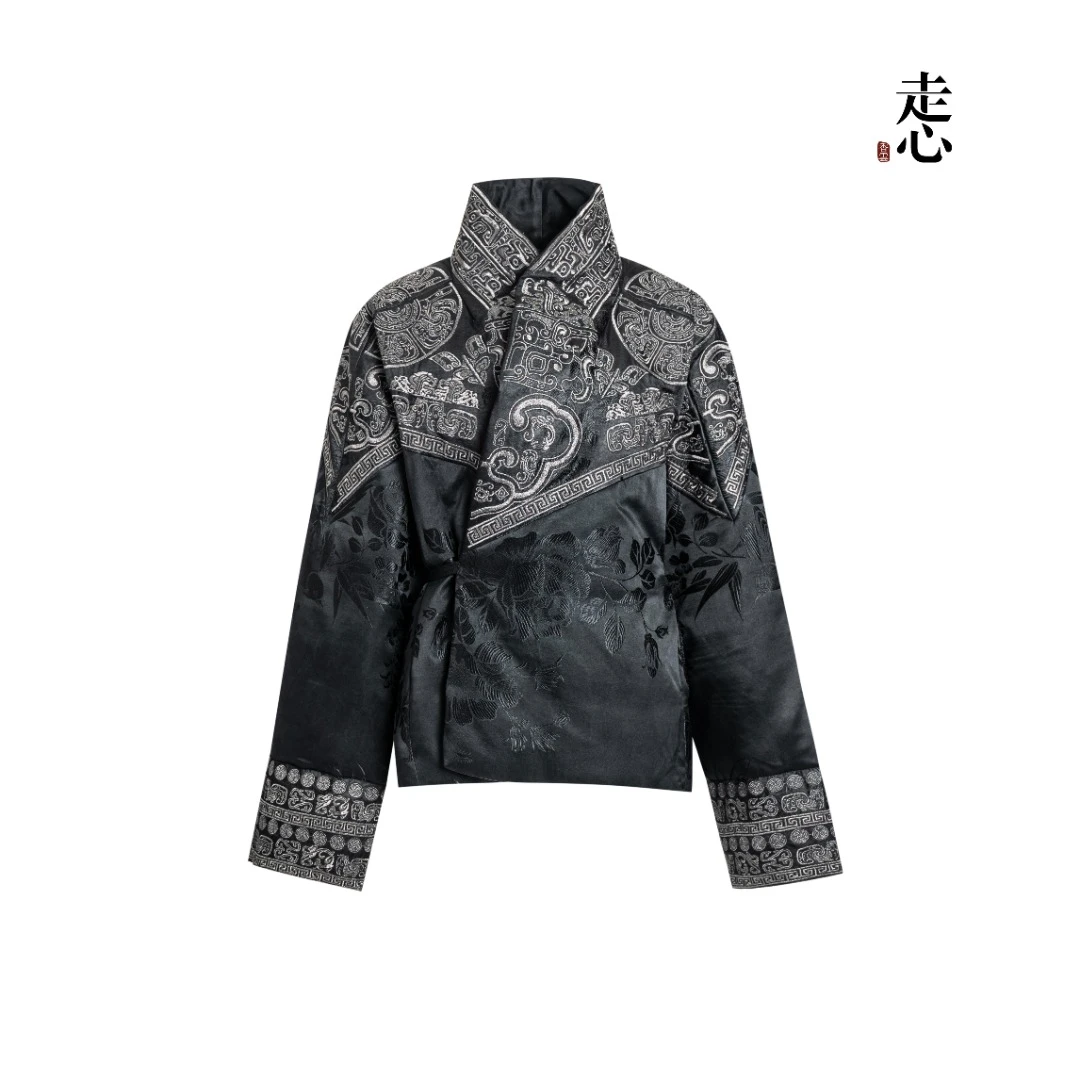 【香云走心】青铜系列黑金黑银 羽绒外套24Z25410649