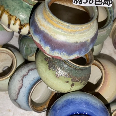 青***子罐7315 微瑕38包邮景德镇陶瓷