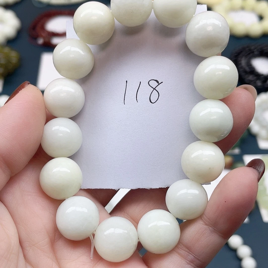 未镶嵌蛇纹石玉手串