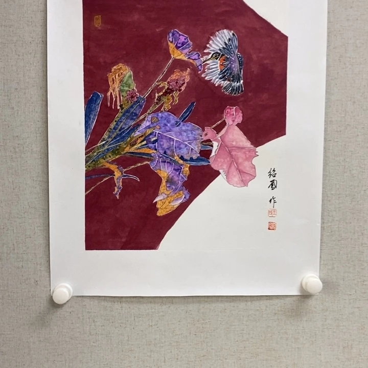 国画亲笔手绘原创