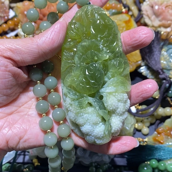 岫玉岫玉吊坠未镶嵌