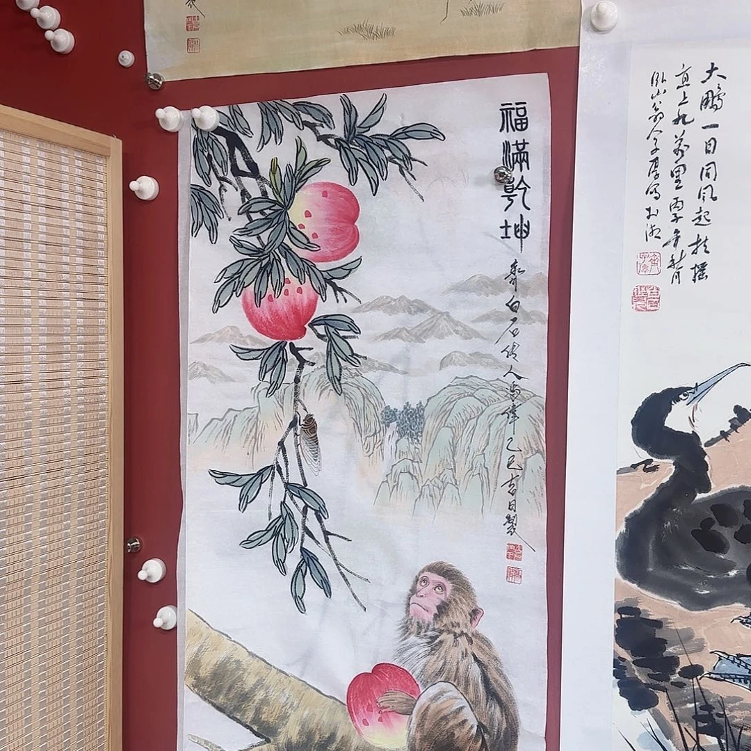 国画冯伟老师手绘作品