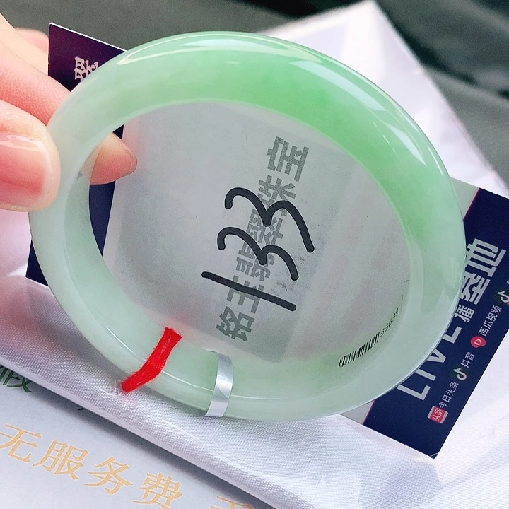 翡翠未镶嵌手镯缅甸天然a货翡翠手镯