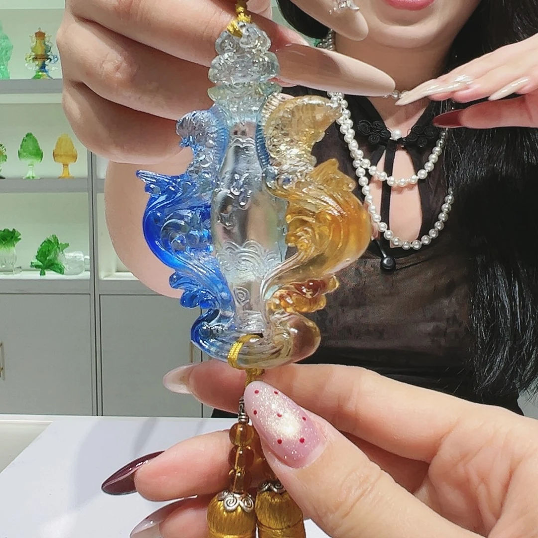 【闪购商品】手工艺品琉璃宝瓶车挂