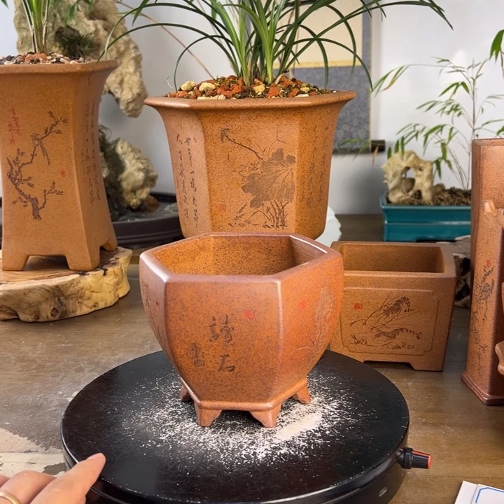 紫砂花盆紫砂花盆11.5-10