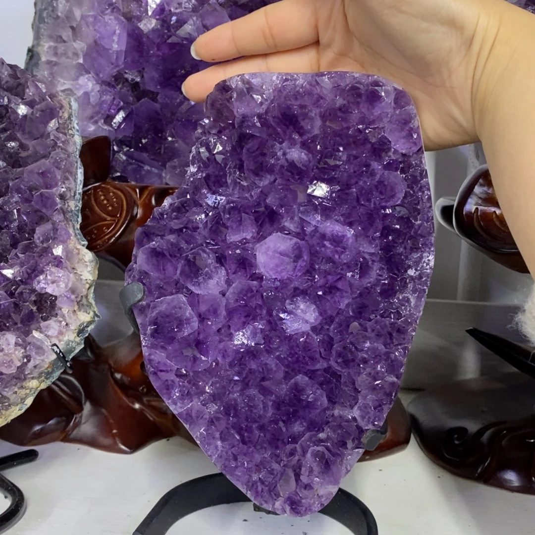 未镶嵌大型摆件（非配饰）紫晶莹