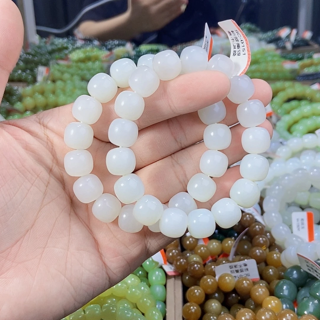 未镶嵌手串和田玉纯天然卡13新疆且末天泰料多样性发一