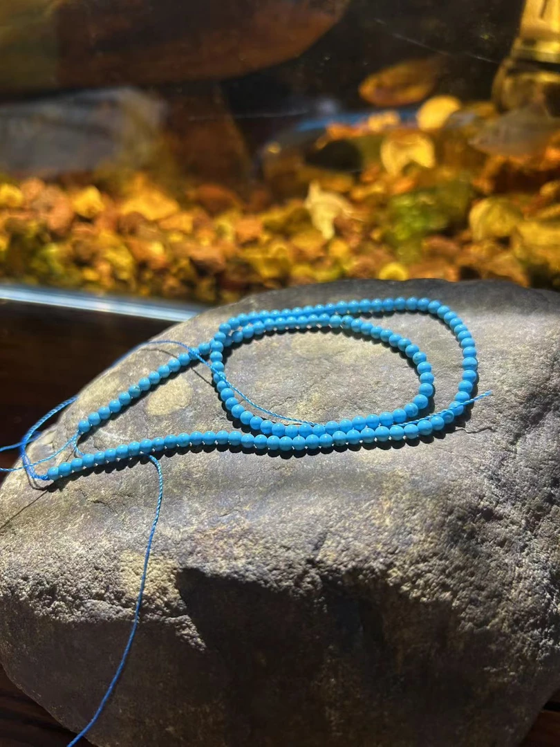 3.0米珠一条十堰特色绿串珠手工diy散珠湖与北美松