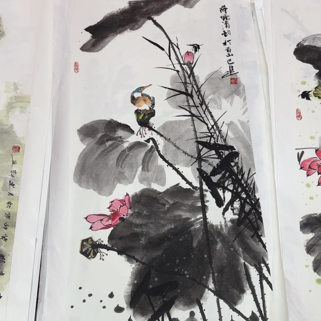 梵***思国画巴进三尺花鸟艺