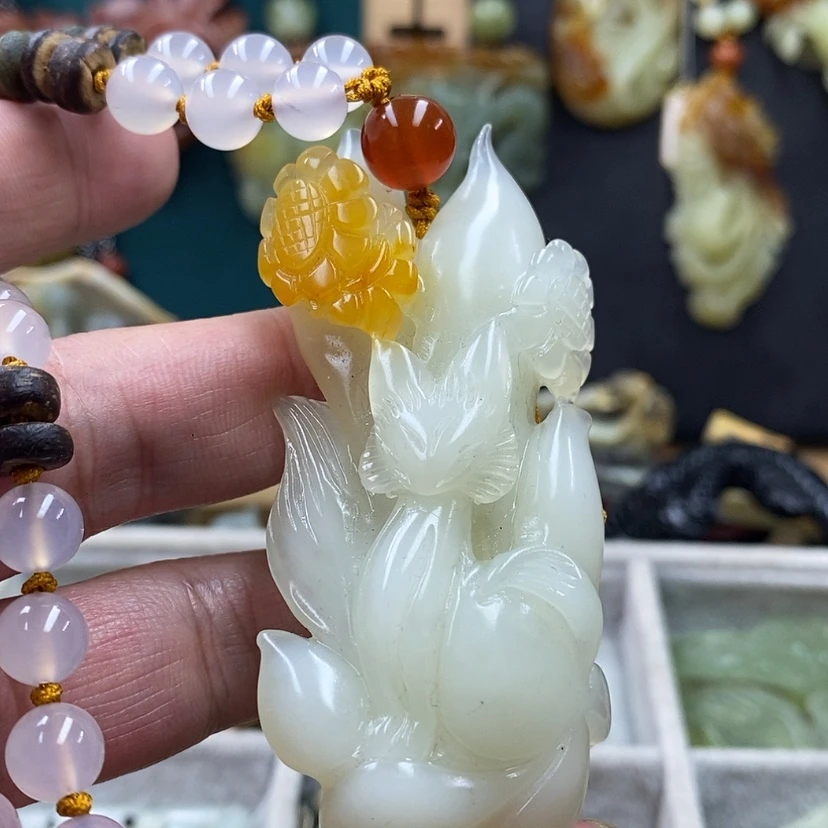 【闪购商品】蛇纹石玉吊坠未镶嵌