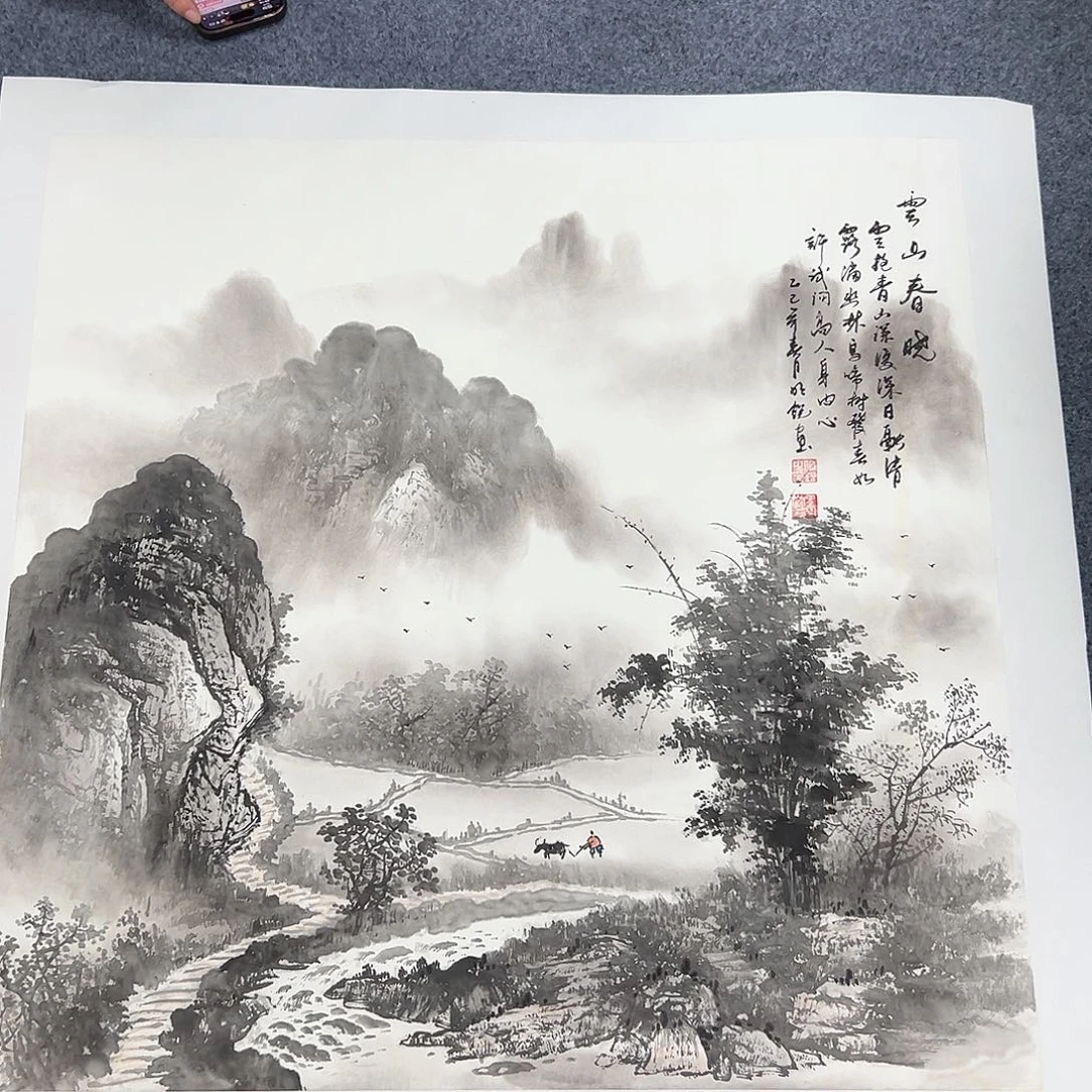 国画纯手绘字画作品