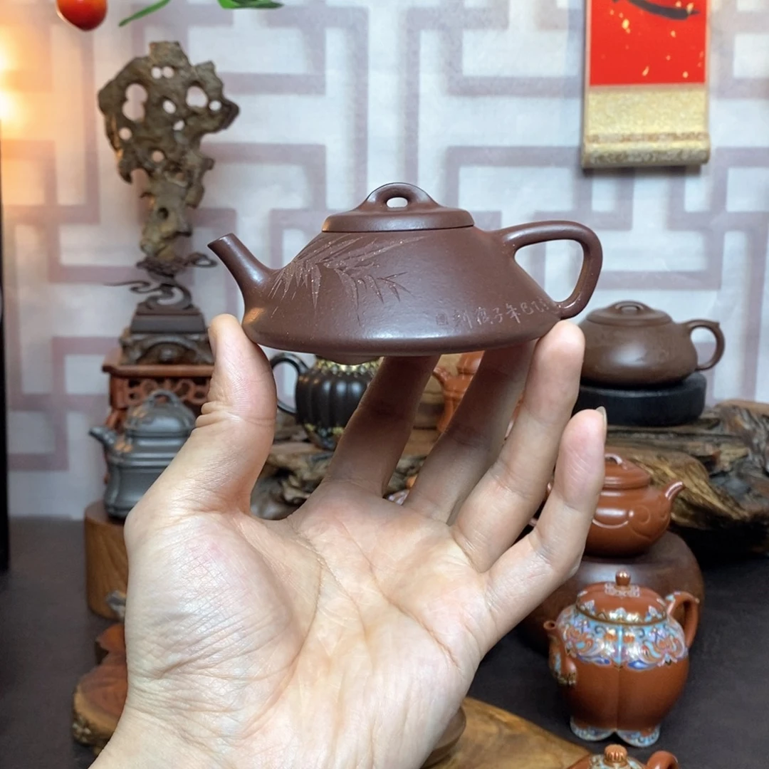 紫砂茶具紫泥合瓢