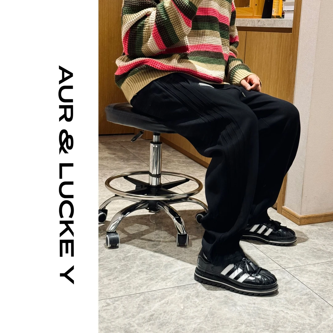 【清货特价】春秋美式韩版宽松百搭时尚男女重磅卫裤休闲裤KC01