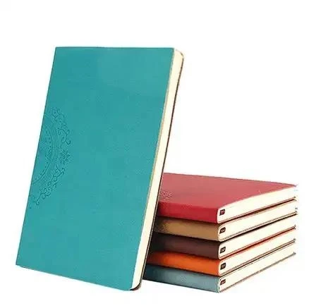 简约复古加厚皮面软皮笔记本会议记录