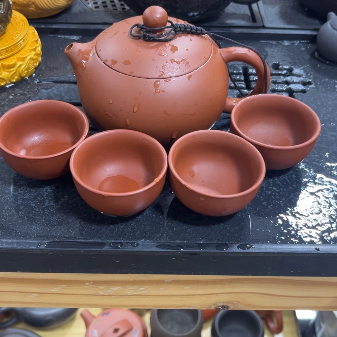 紫砂茶杯紫砂壶一壶4杯