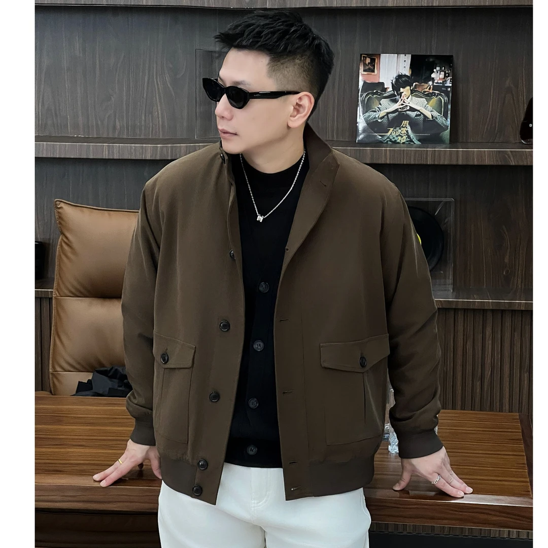 杰*亚 松弛小猎装 哑光高级设计感感 休闲夹克外套 YSA1022