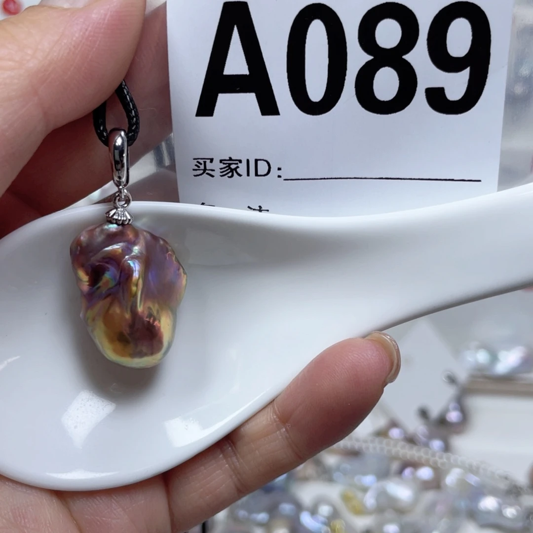 淡水珍珠巴洛克银S925镶嵌一****l